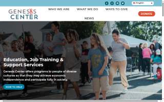 Genesis Center website