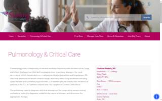 Starling Physicians Pulmonary Manchester website