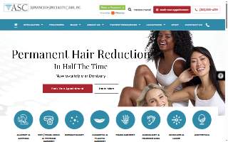 Advanced Specialty Care website