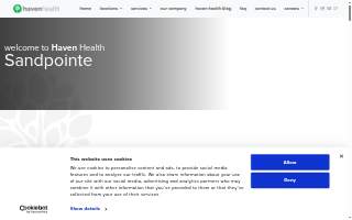 Haven Health Sandpointe website
