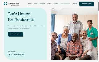 Havencare at Hancock Hall website