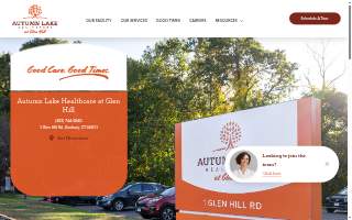 Autumn Lake Healthcare at Glen Hill website