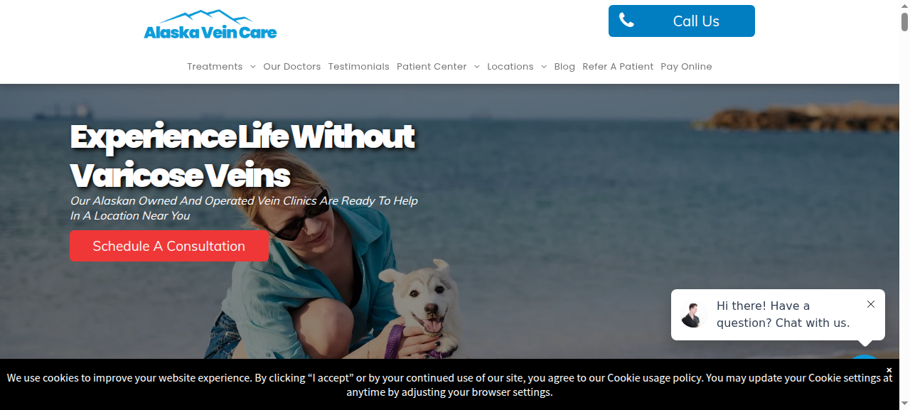 Alaska Vein Care of Juneau website