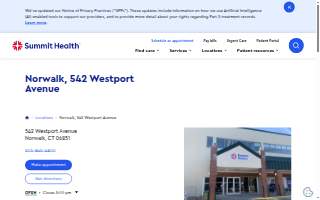 Summit Health - Norwalk CT (formerly Westmed Medical Group) website
