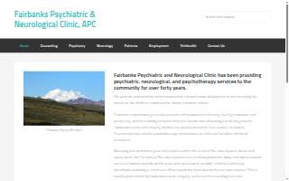 Fairbanks Psychiatric & Neurological Clinic APC website
