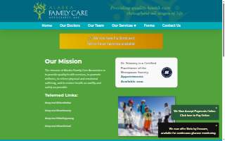 Alaska Family Care Associates website