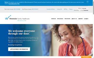 Westside Family Healthcare of Wilmington website