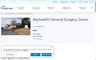 Bayhealth General Surgery, Dover website