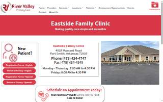 Eastside Family Clinic website