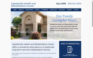 Fayetteville Health and Rehabilitation Center website