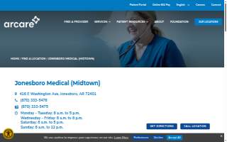Arcare Jonesboro (Midtown) website