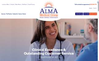 Alma Medical Miami website