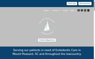 Mount Pleasant Endodontics website