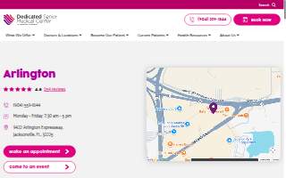 Dedicated Senior Medical Center of Jacksonville website