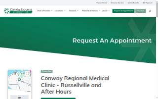 Conway Regional Medical Clinic - Russellville website