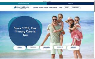 Coastal Health Primary Care - South Jax website