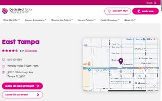 Dedicated Senior Medical Center of Tampa website