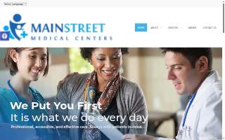 Main Street Medical Centers website