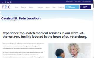 Professional Health Care of Pinellas website