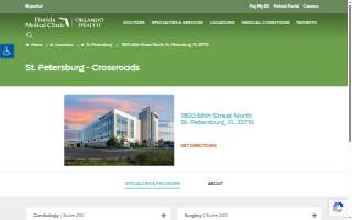 Florida Medical Clinic Orlando Health - Cardiology website