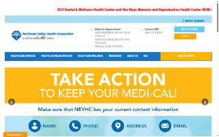 Northeast Valley Health Corporation (Newhall Health Center) website