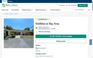 WellMed at Bay Area website