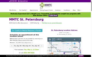 Medical Marijuana Treatment Clinics of Florida website