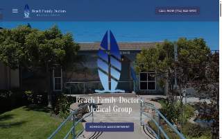 Beach Family Doctors Medical Group website