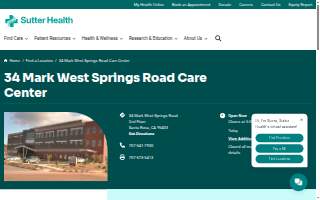 34 Mark West Springs Road Care Center website