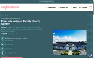 Neighborhood Healthcare Arlanza Family Health Center website