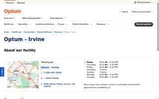 Optum - Irvine website