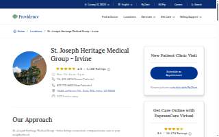 Providence Medical Center website