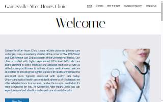 Gainesville After Hours Clinic website