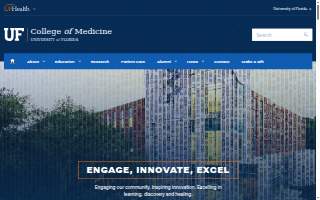 University Of Florida College Of Medicine website