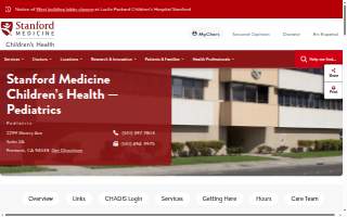 Stanford Medicine Children's Health — Pediatrics of Fremont website