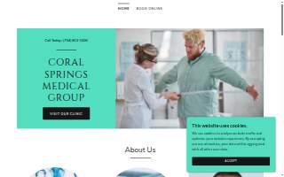 Coral Springs Medical Group website