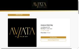 Aviata at Palm Bay website