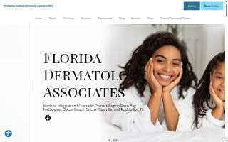 Florida Dermatology Associates website