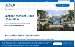 Jackson Medical Group - Plantation website
