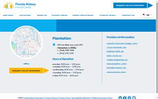 Florida Kidney Physicians - Plantation website