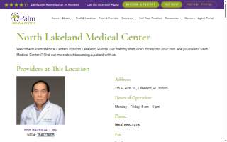 Yanet Gutierrez, APRN Palm Medical Centers - North Lakeland website