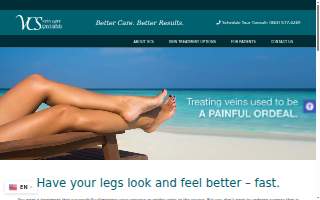 Vein Care Specialists website