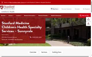 Stanford Medicine Children’s Health Specialty Services – Sunnyvale website