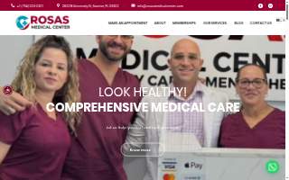 Rosas Medical Center of Pompano Beach website