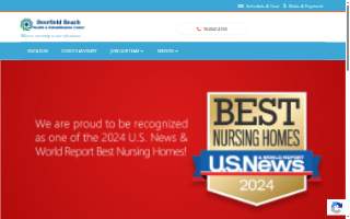 Deerfield Beach Health and Rehabilitation Center website