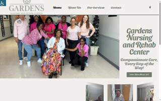 Gardens Nursing and Rehab Center website