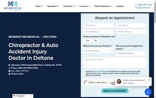 Momentum Medical Of Deltona website