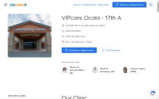 VIPcare Ocala - 17th Street website