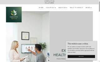Executive Health & Wellness website