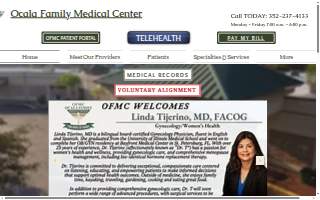 Ocala Family Practice website